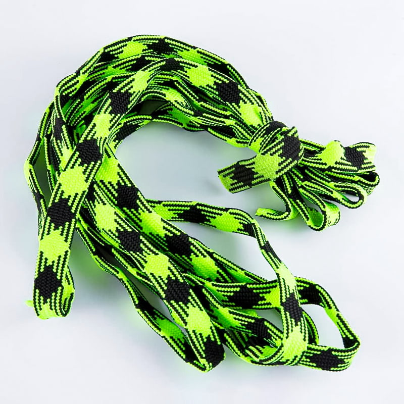 Fita oca de malha de cabo de poliéster de 2,2 cm com overlock dupla face para acessórios de bagagem