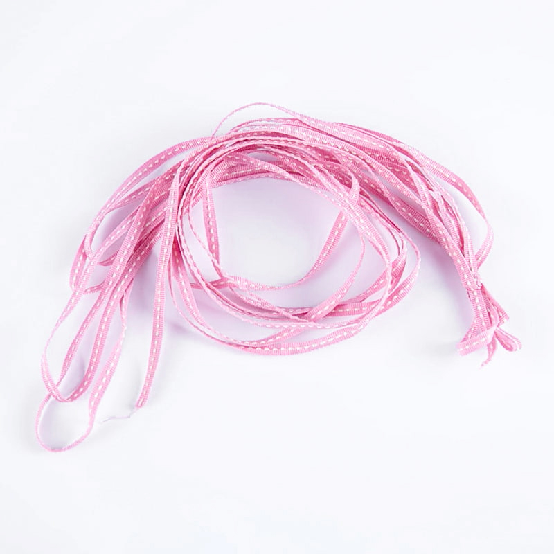 Webbing pontilhado poliéster tecido 0.5cm do jacquard