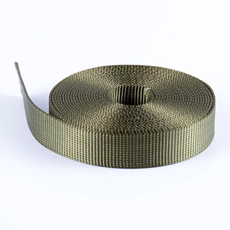 Tecido flexível de sarja de poliéster de 2,5 cm para coleiras de cachorro