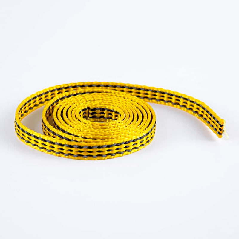 Webbing reflexivo da trela do treinamento do animal de estimação do poliéster de 1.0cm